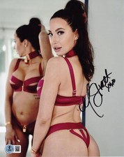Hot Sexy Melissa Stratton Signed 8x10 Photo Adult Star Authentic Auto Beckett