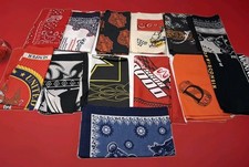 Bandanna Handkerchief Lot Of 13 Multi Color Super Clean Some New