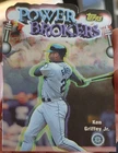 1998 TOPPS BASEBALL * KEN GRIFFEY JR. * DIE-CUT CHROMIUM POWER BROKERS CARD #PB3
