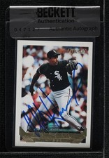 BAS 1993 Topps Gold Roberto Hernandez #70 Seal of Authenticity Auto 3c7