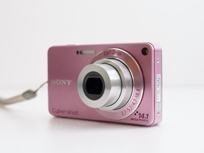 Sony Cyber-Shot DSC-W350 Pink Compact Digital Camera Used Sharp