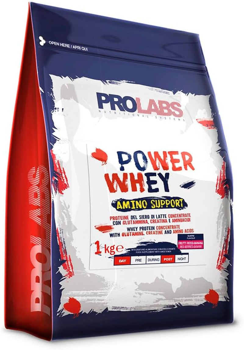 Prolabs Power Whey Amino Support 1kg - Proteine Gusto Frutta