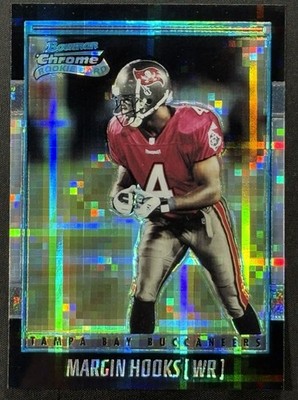 2001 Bowman Chrome X-Fractor Margin Hooks RC Rookie #116 Buccaneers