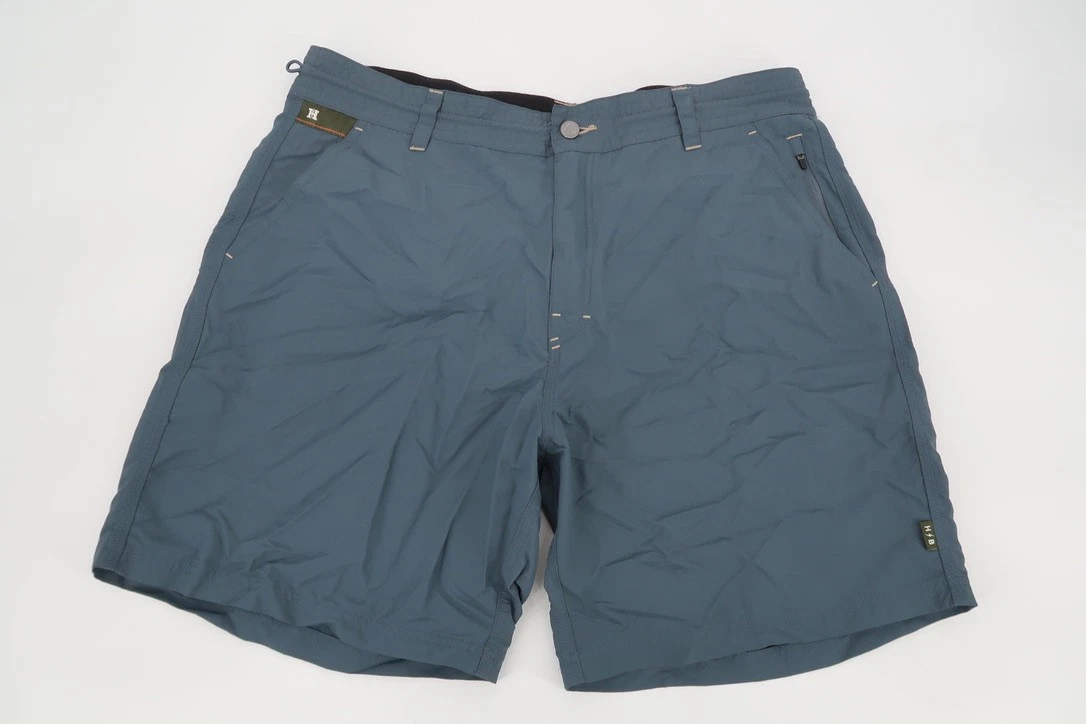 Howler Brothers Horizon 2.0 Hybrid Shorts Mens 38 Petrol Blue Nylon Outdoor 7.5"