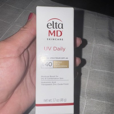 Elta MD UV Daily SPF 40 TINTED Face Sunscreen 1.7oz/48g - EXP 8/2027