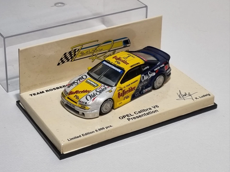 Minichamps Opel Calibra V6 DTM Presentation Klaus Ludwig #1, 1:64, OVP