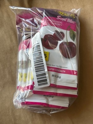 6 Pack California Scents Power Bloc Car Air Freshener, Coronado Cherry Scent
