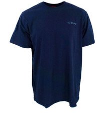 CCM Hockey Casual SS Senior/Adult T-Shirt (TSS53A) - Navy