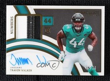 2022 Panini Immaculate Numbers Rookie 4/44 Travon Walker Patch Auto 0d44