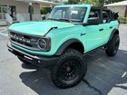 2024 Ford Bronco Seafoam Pearl Leather Lifted Loaded 37"s