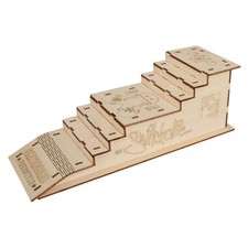 Finger-Skateboard-Rampen-Set, Realistische, Leistungsstarke Holztreppe F&uuml;r