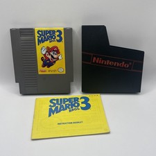 Super Mario Bros 3 (Nintendo NES) Video Game With Manual Tested