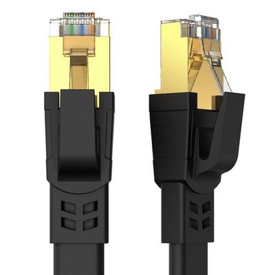 CAT8 Ethernet Cable 15ft, 40Gbps 2000Mhz, Gold RJ45 for Modem Router Gaming