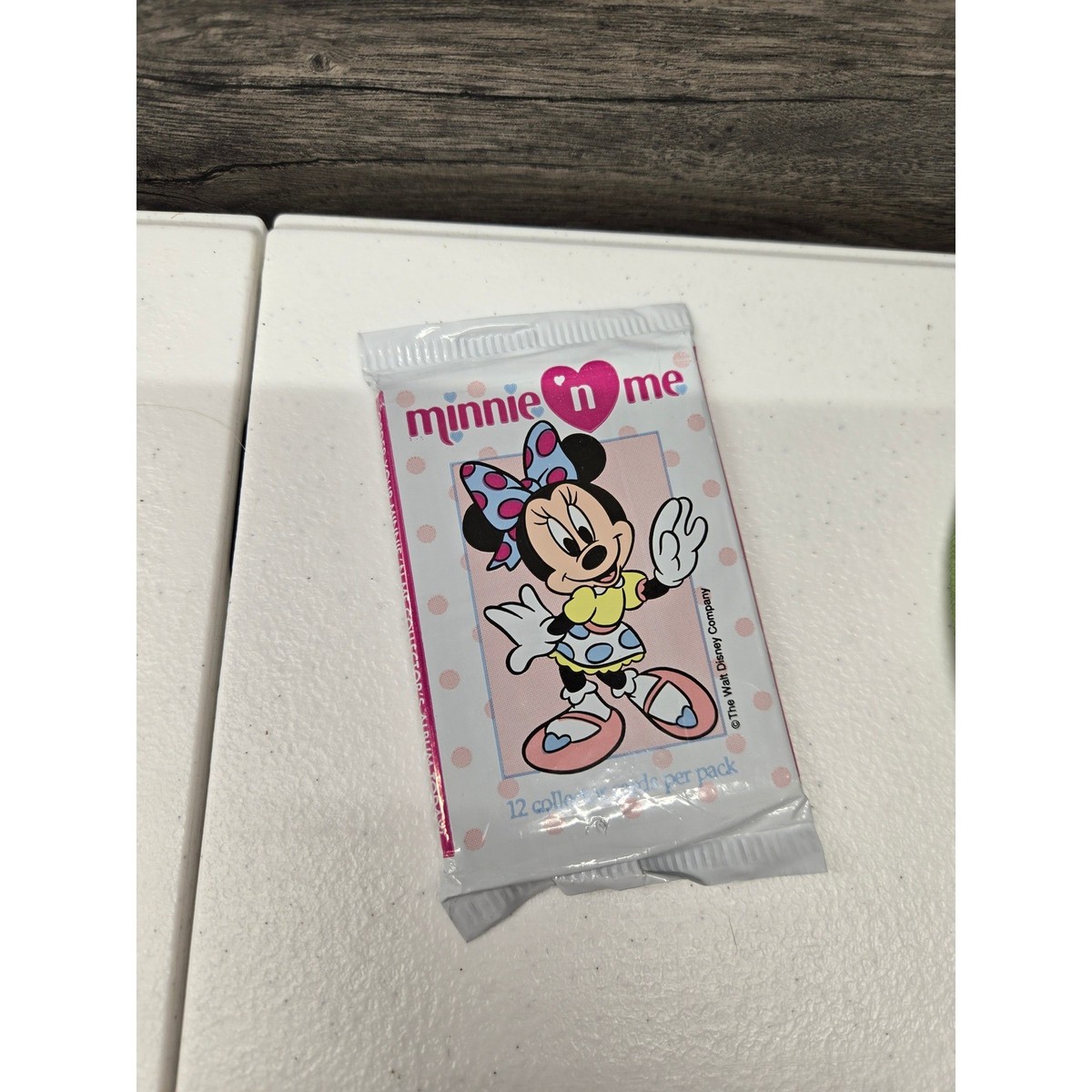 Vintage Disney Minnie n Me Trading Card Pack Sealed 12 Cards Walt
