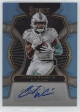 2022 Panini Select Signatures Light Blue Prizm 16/49 Cedrick Wilson Jr Auto 1i0n