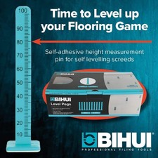 100 x Bihui Height Guide Level Pegs Self Levelling Flooring Pegs - BU-MSLP100