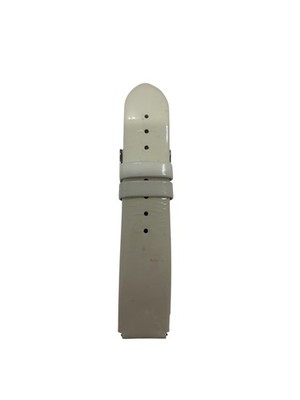 Philip Stein White Patent Leather Strap Authentic