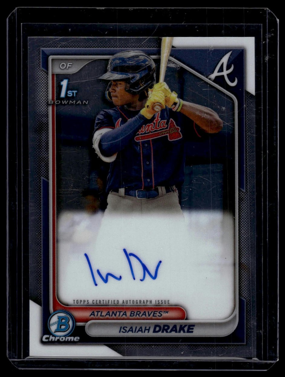 2024 Bowman #CPA-ID Isaiah Drake Chrome Prospect Autographs