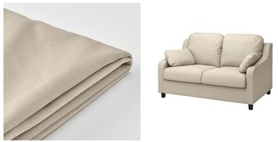 Ikea VINLIDEN Cover for loveseat (2-Seat Sofa), Hakebo beige