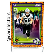 2024 Panini Score-A-Treat Football LUKE KUECHLY #44 Orange Pumpkin PANTHERS