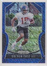 2019 Panini Prizm Blue Shimmer Prizm 1/10 Golden Tate III #56 1u6