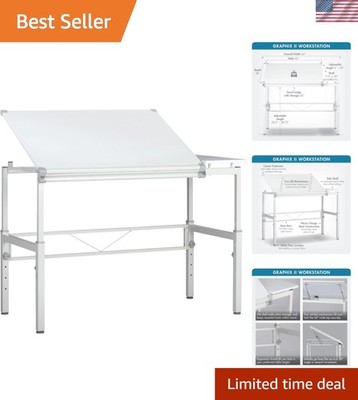 Graphix II Workstation - White/Gray 10211