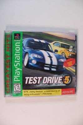 Test Drive 5 (Sony PlayStation 1, PS1) Greatest Hits, Authentic, complete