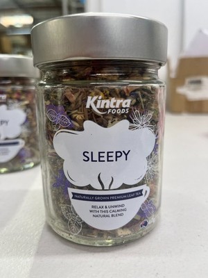 LOT OF 3 - Kintra Foods Sleepy Calming Naturally Grown Loose Leaf Tea 1.4 Oz