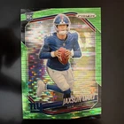 2025 Panini Prizm - Rookies Jaxson Dart #332 Neon Green Pulsar Prizm (RC)