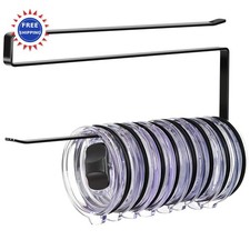 Tumbler Lid Organizer Horizontal Storage 10 Lids Space Saving Cup Holders Hook