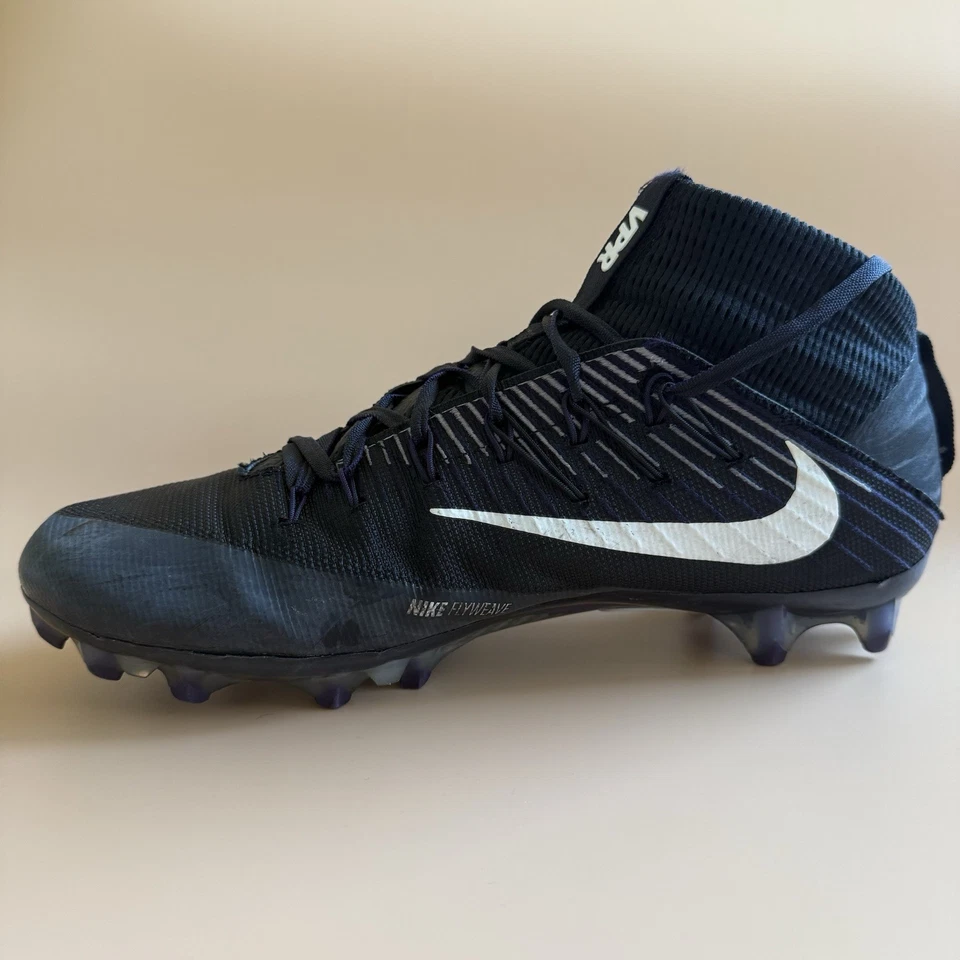 Nike Mens Size 12 Vapor Untouchable 2 PF Football Cleats Black/Purple 835646-003 - Image 4 of 4