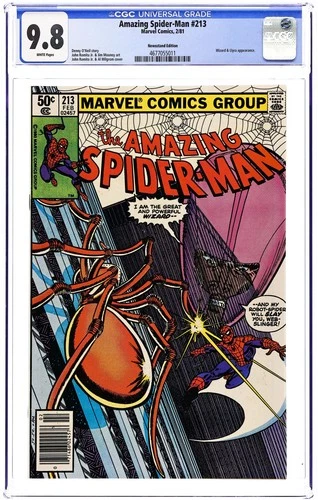 Amazing Spider-Man #213N CGC 9.8 Newsstand 1981 4677055011