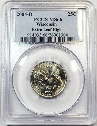 2004-D 50 State Quarters Wisconsin — photo from the most recent tracked eBay sale