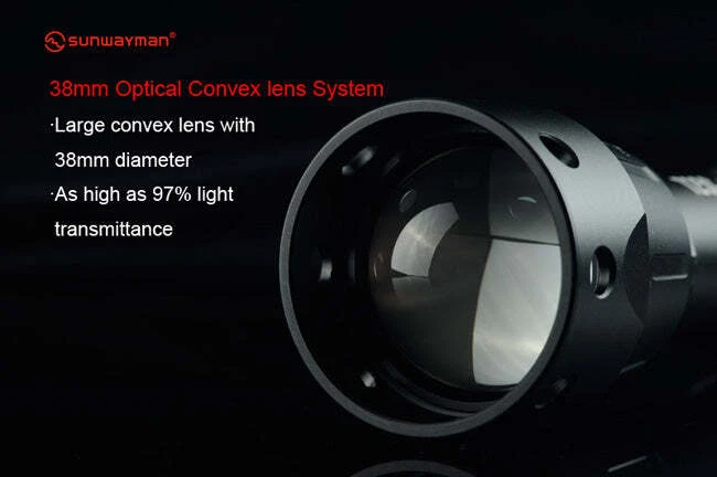 Linterna LED Sunwayman T25C 880 lúmenes 1 x 18650 / 2 x CR123 CREE XP-L2 U3 Foto 2 de 4