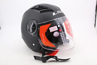 LS2, Jet-Motorradhelm Airflow SOLID Matt Black, L
