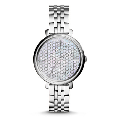 Damenuhr Jacqueline Fossil Damenuhr Edelstahl Silber FOSSIL Uhr