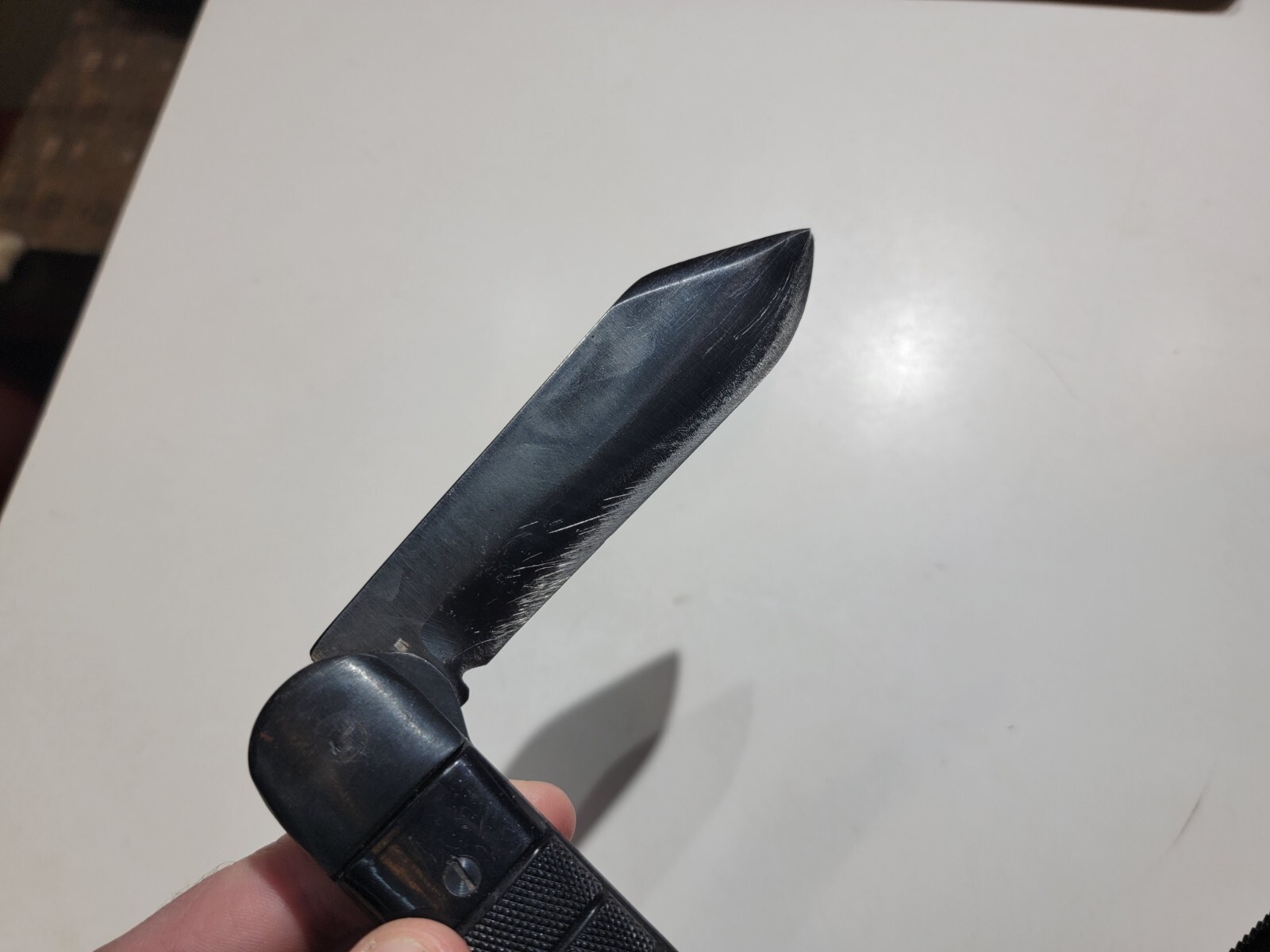 WW2 Navy Pilot Folding Survival Knife with Saw Blade eBay