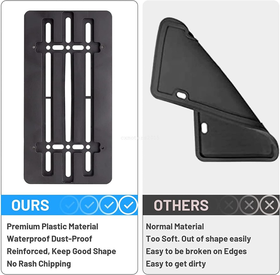 License Plate Tag Holder Mount Bracket Relocator Adapter Bumper Kit For NISSAN - Foto 2