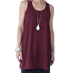burgundy chiffon blouse