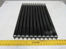 1-3/8" OD x 25-7/8" Gravity Conveyor Roller 7/16" Hex Axle Lot Of 11