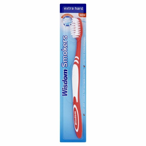 Wisdom Addis Smokers Stain Remover Toothbrush Extra Hard Bristles eBay
