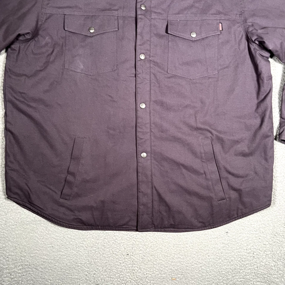 Craftsman куртка мужская XXL серый одеяло с подкладкой Chore Workwear повседневный карманы логотип - Изображение 3 из 4