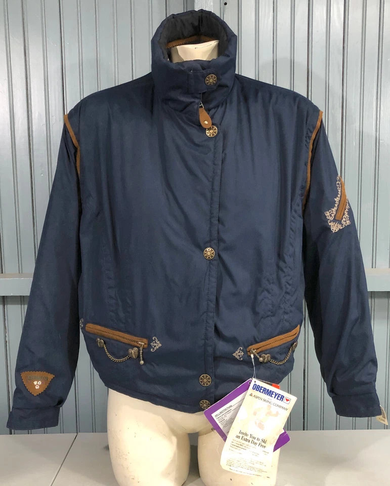 Obermeyer Wellington Thermolite Size 12 Womens Ski Jacket New With Tags - Image 3 of 4