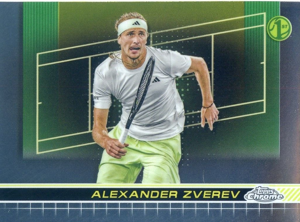 2024 Topps Chrome Tennis ALEXANDER ZVEREV #74 BASE CARD | eBay
