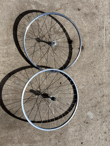 Paire De Roues Vélo Route 700c - Moyeux Shimano Dura Ace, Jantes Mavic Open SUP, Pneus Gatorskins
