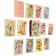 CRAZY EIGHTS Game 1951 Whitman Publishing 44 Cards Instructions Box Complete