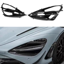 Carbon Fiber Front Headlight Light Lamp Cover for McLaren 720S 2018-23