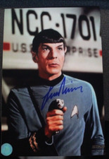 LEONARD NIMOY as SPOCK SIGNED REPRINT 6x4  STAR TREK