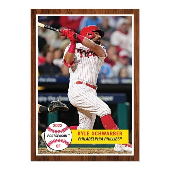 2022 Topps TBT 44 “1962 World Series” #132 ⚾️ Kyle Schwarber ⚾️ Phillies - Image 2 of 2