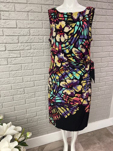 Ronni Nicole Floral Side Tie Shift 